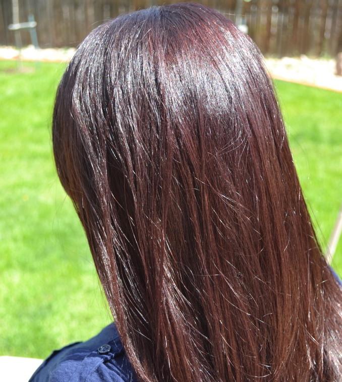 Jessica Puga's hair after using Madison Reed Hair Color Palermo Black