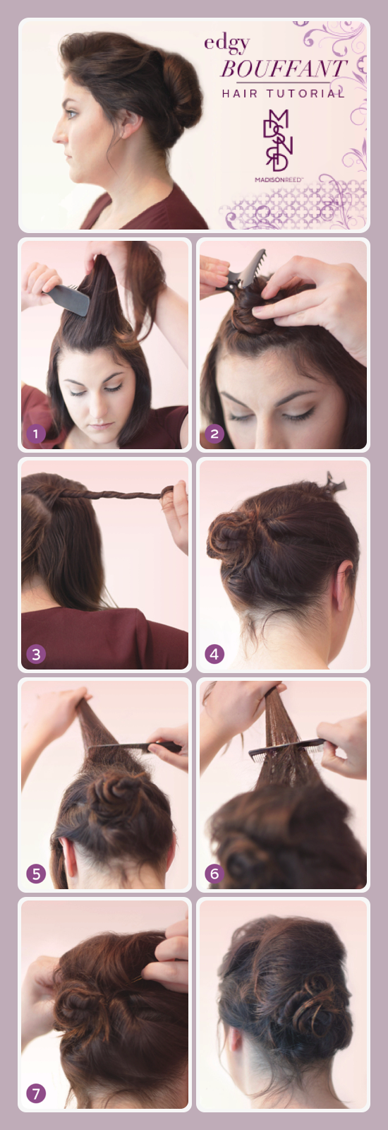 Hair Tutorial Edgy Bouffant Madison Reed