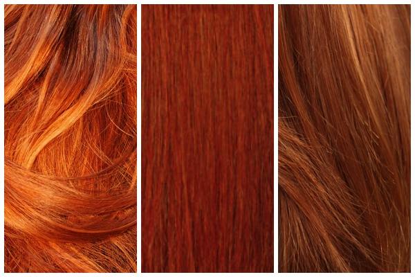 Orange Red Hair Color Chart