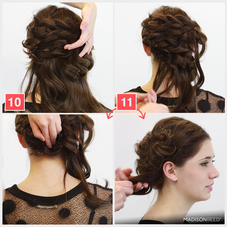 How to make a Loop de Loop Updo Hairstyle