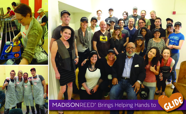 Madison Reed Brings Helping Hands to GLIDE SF!