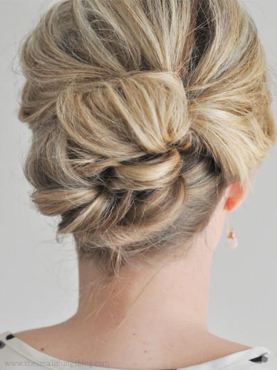 twisted bun hair style