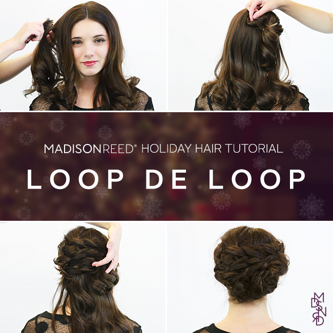 How to make a Loop de Loop Updo Hairstyle