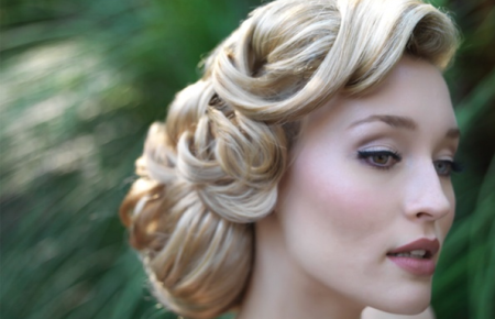 romantic twist hair style