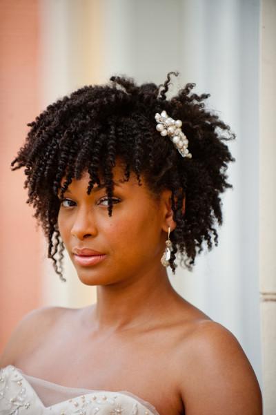 african american bride natural tiny twists