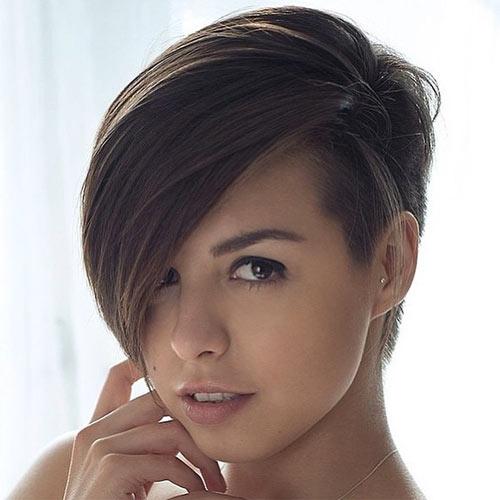 short hairstyles for heart faces