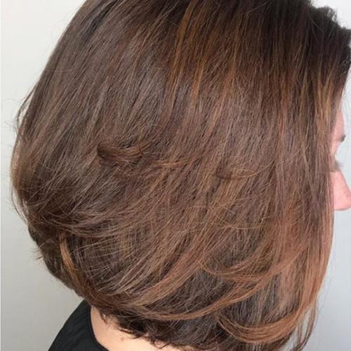 Best color to cover gray hair - Sondrio Brown for brown hair