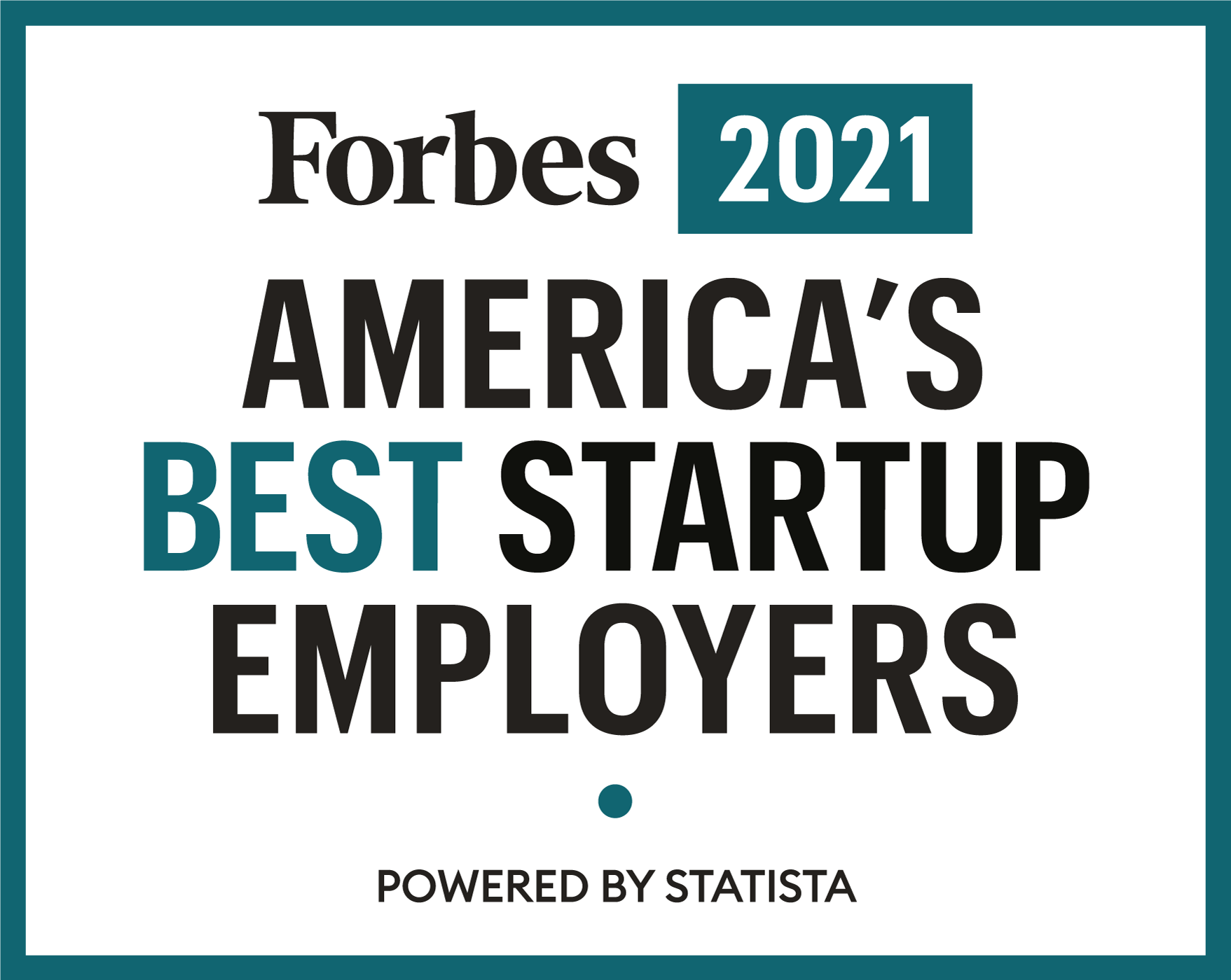 Forbes 2021 Americas Best Startup Employers