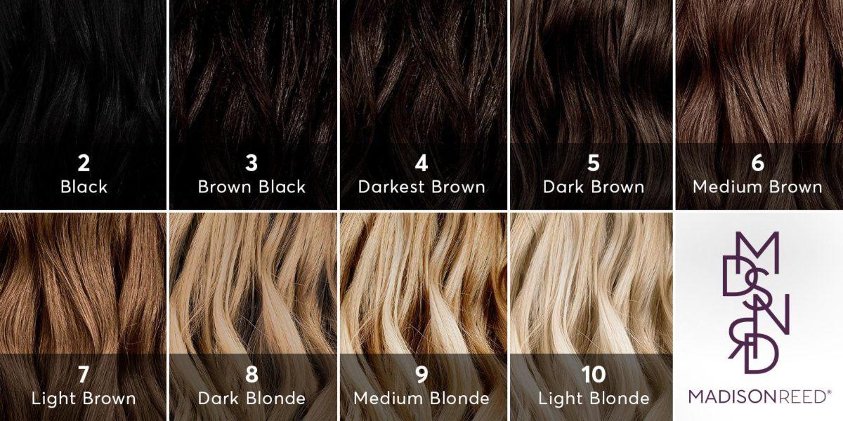 What Level Is My Hair? Find Your Hair Color Level with this Guide from  Madison Reed